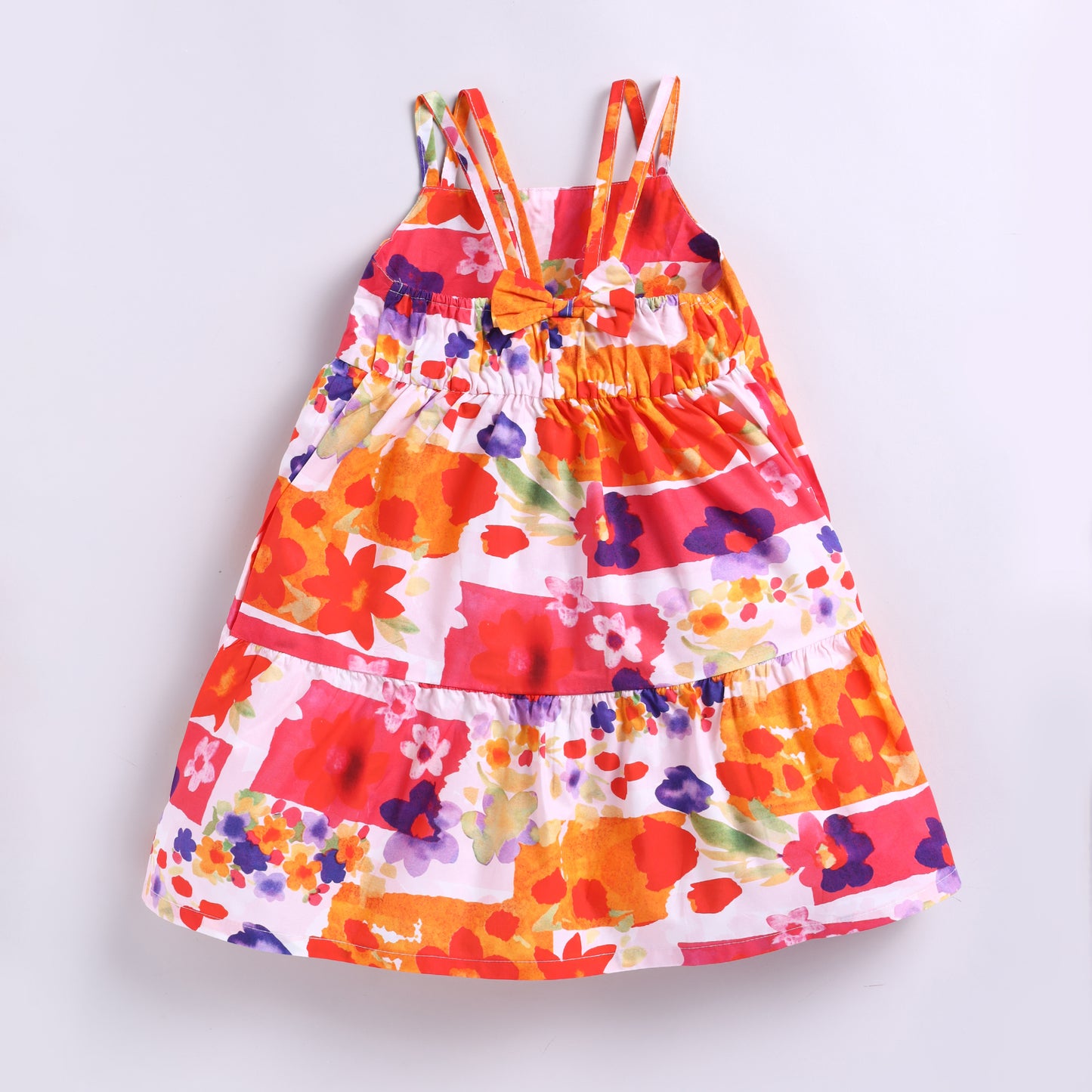 Cute abstract print summer dress