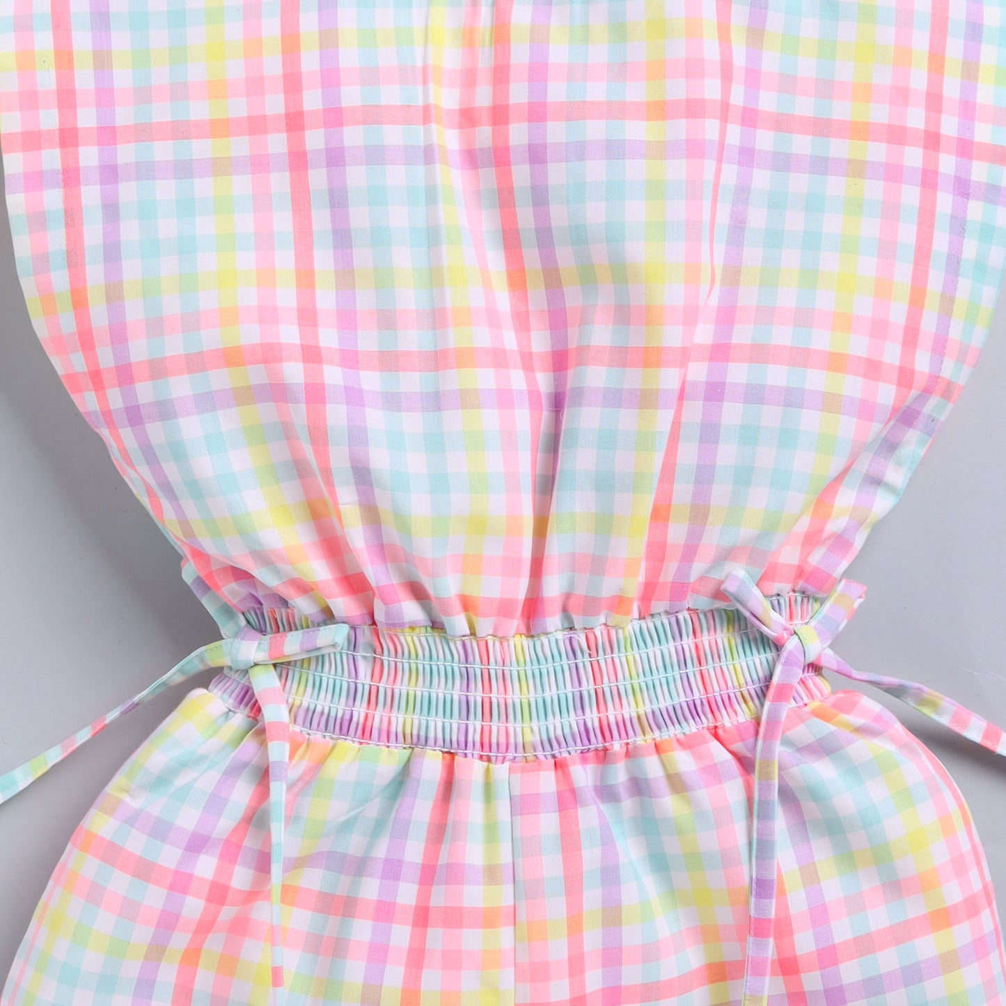 Multicolour Checks Pattern Jumpsuit