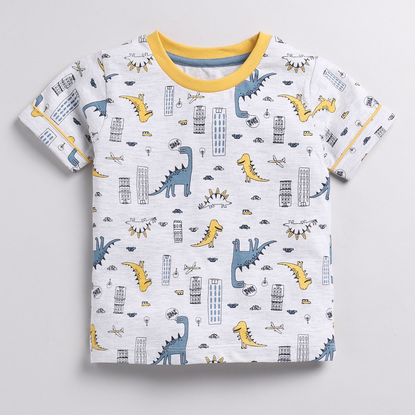Dino Print Top with Shorts