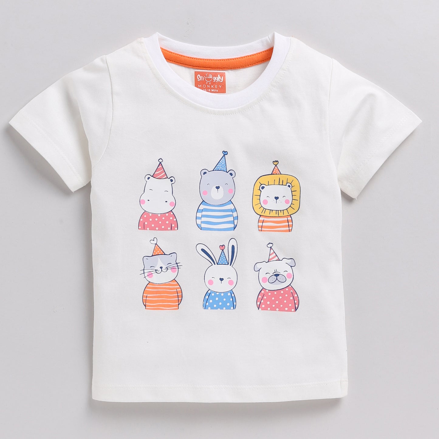 Animal Party-Themed Top with Shorts