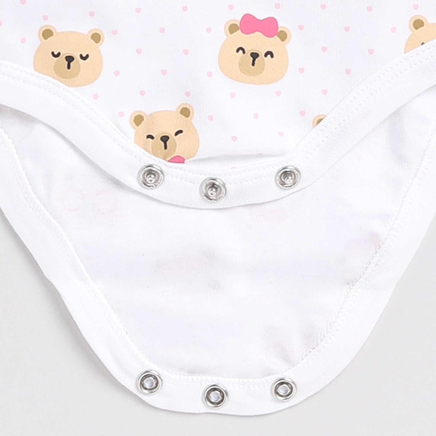 Teddy Print Onesies Combo Set
