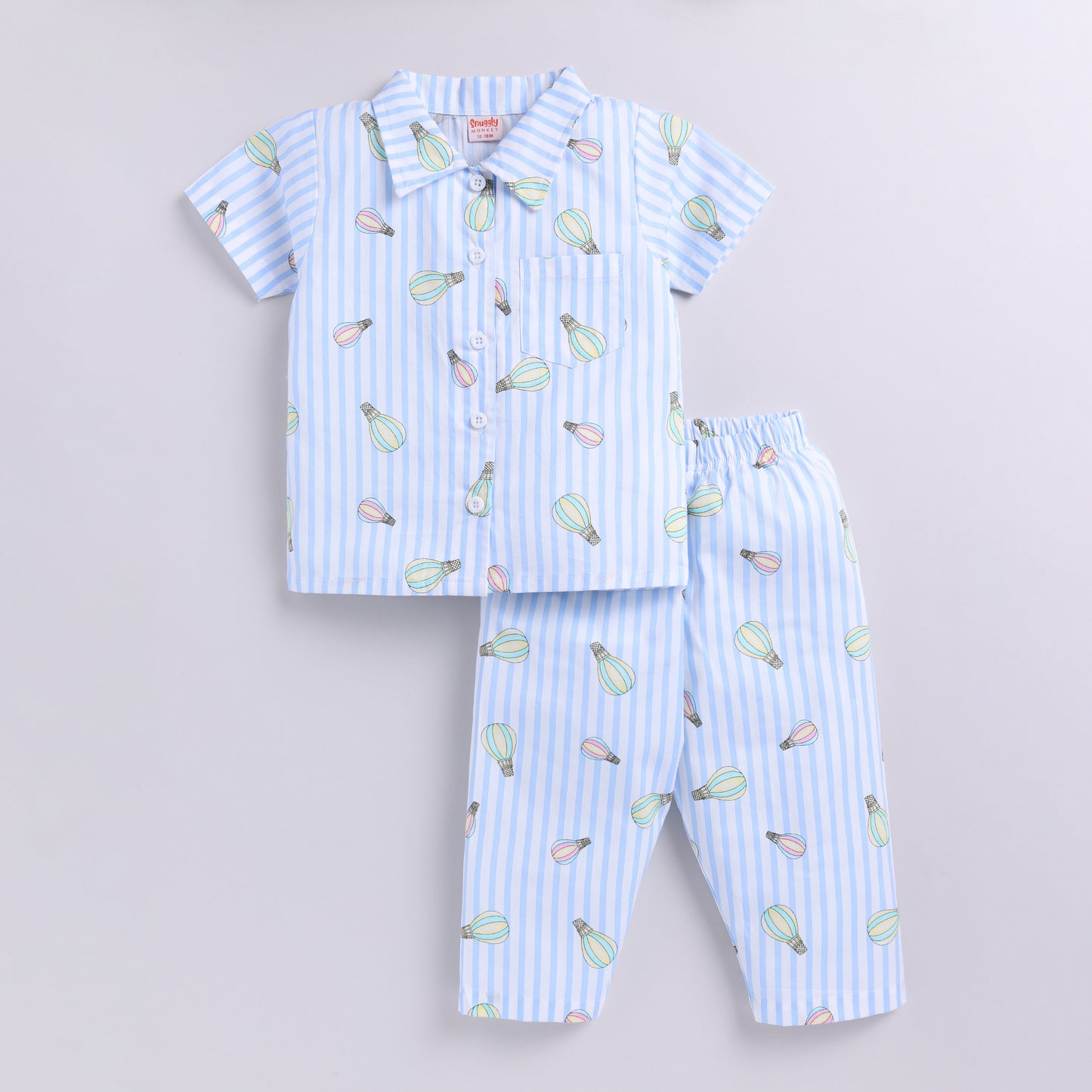 Hot Air Balloon Co-ord Set - Blue
