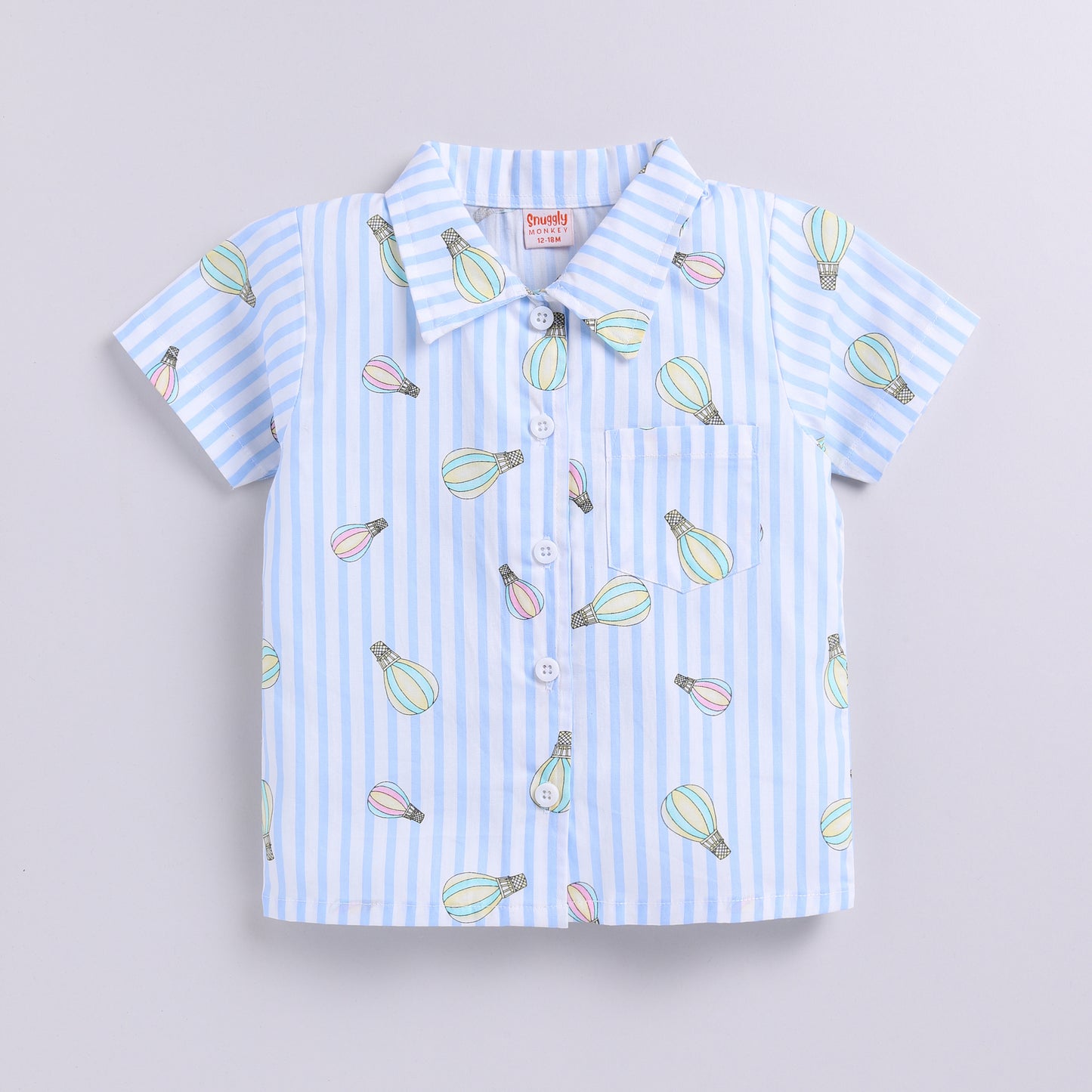 Hot Air Balloon Co-ord Set - Blue