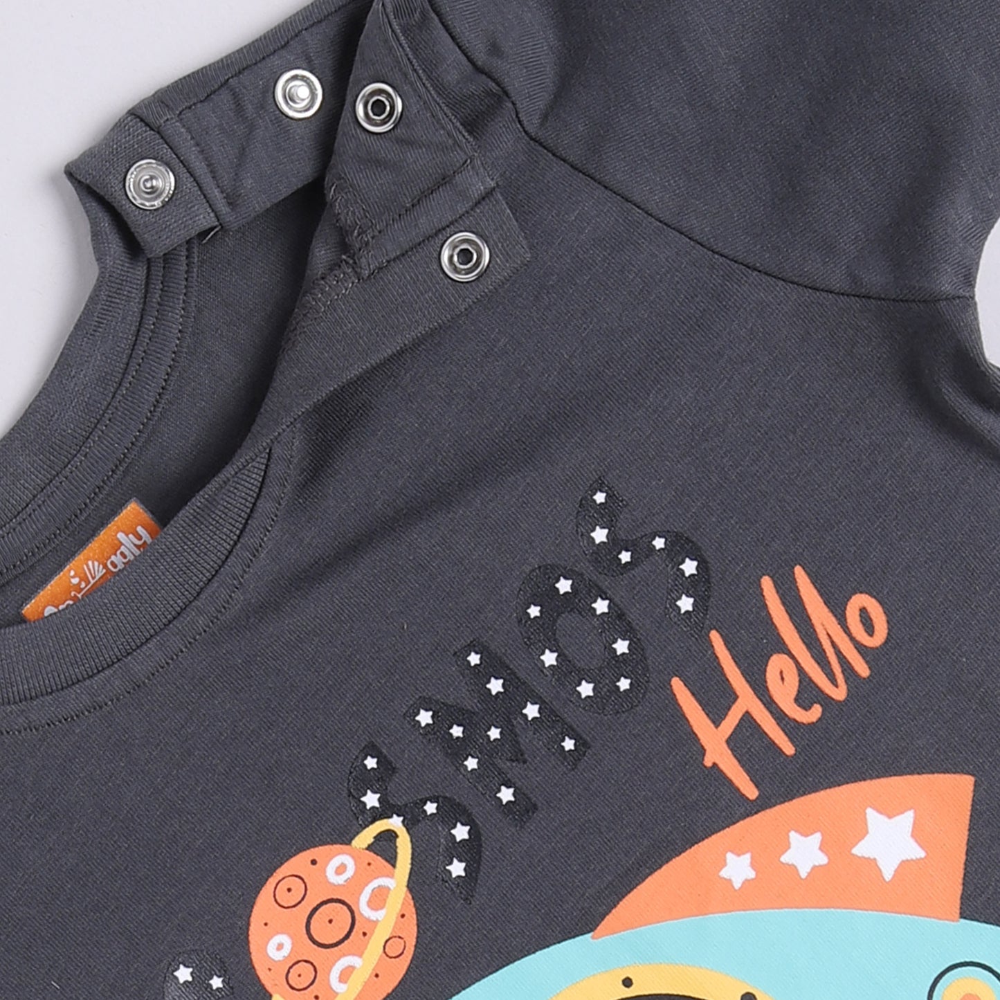 Space Rocket Print Nightsuit