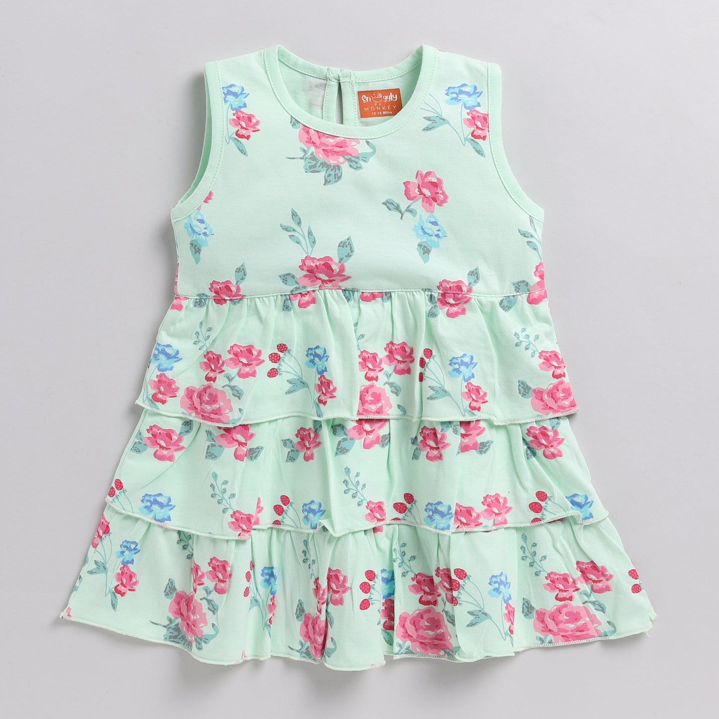 Floral Print Frock with Shrug