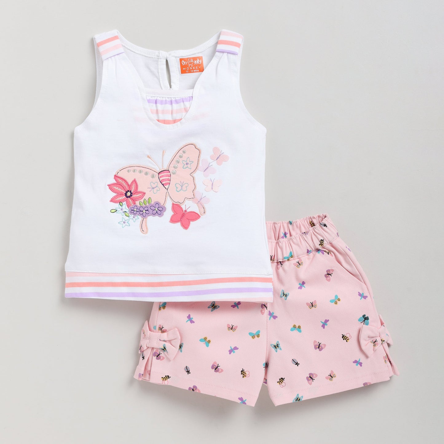 Butterfly Applique Top with Shorts