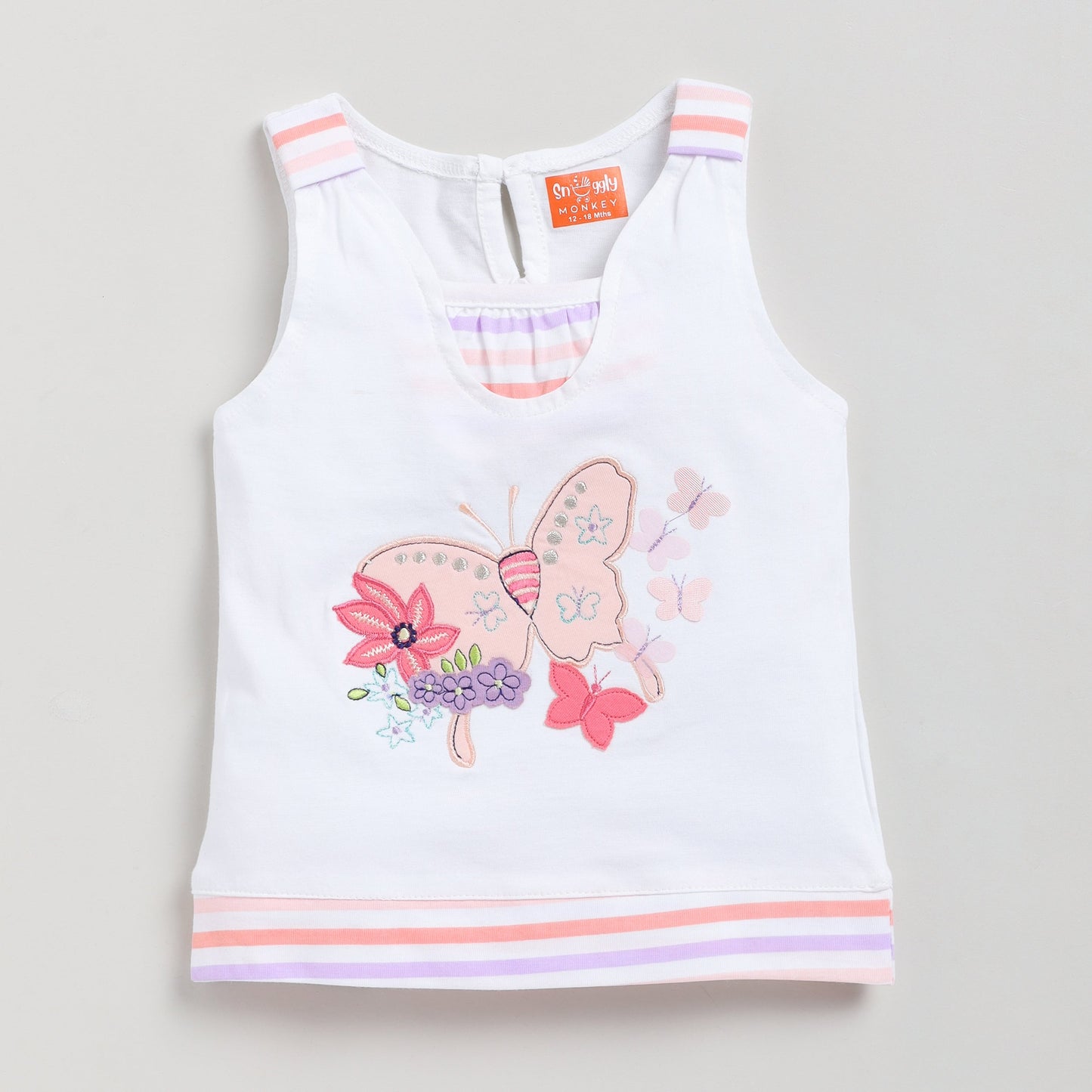 Butterfly Applique Top with Shorts