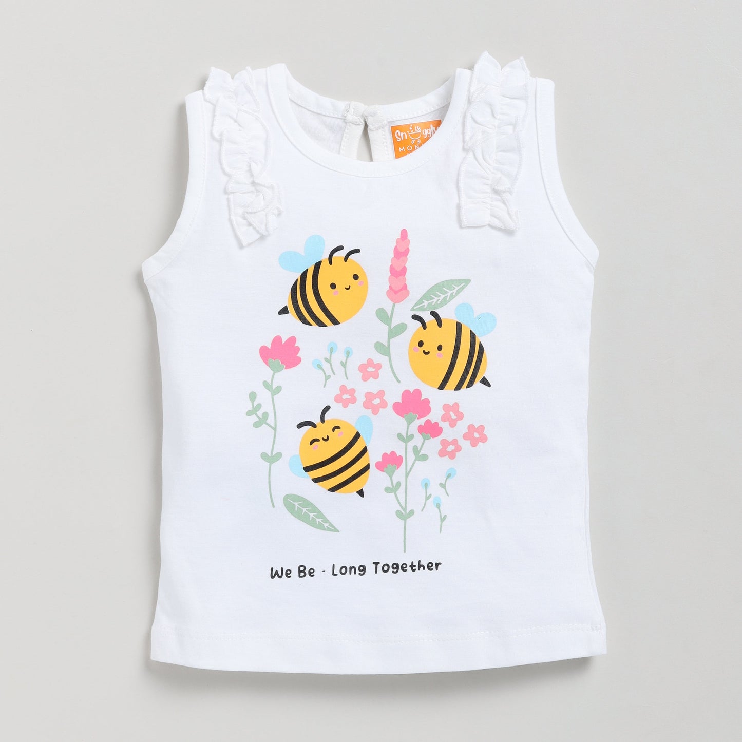 Honeybee Print Top with Shorts