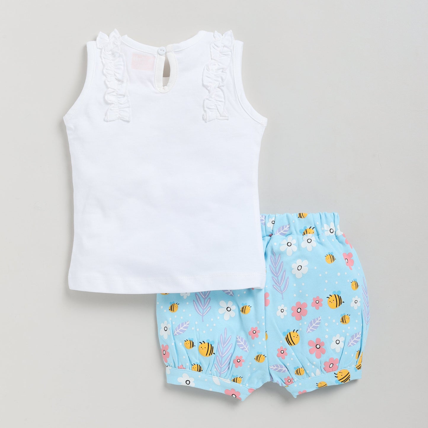 Honeybee Print Top with Shorts