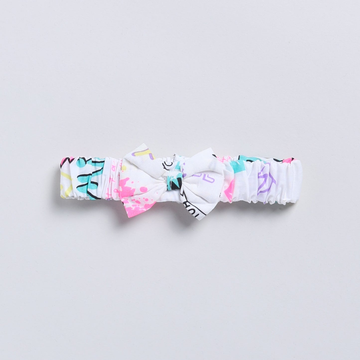 Tropical Print Frock with Matching Hairband