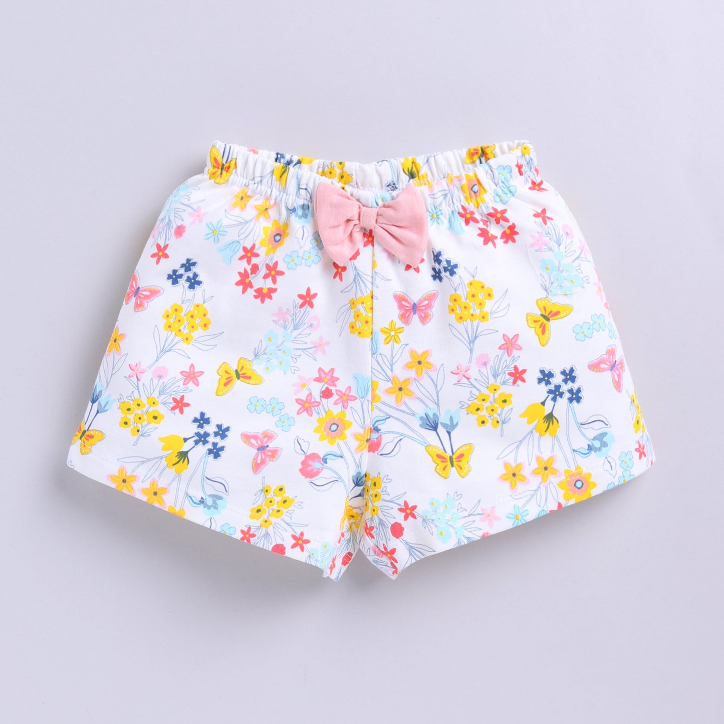 Butterfly Top with Shorts with Beads Embroidery