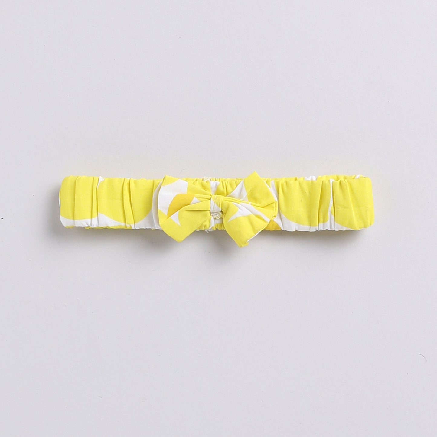 Neon Yellow Summer Frock with Hairband