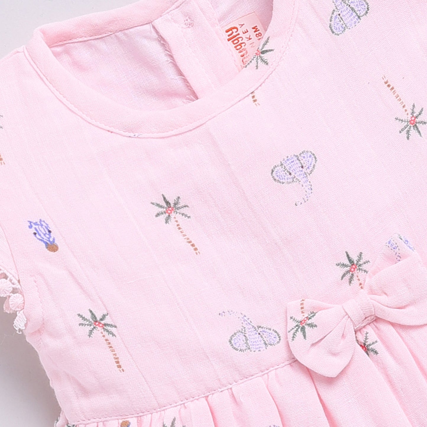 Print Summer Frock with Hairband