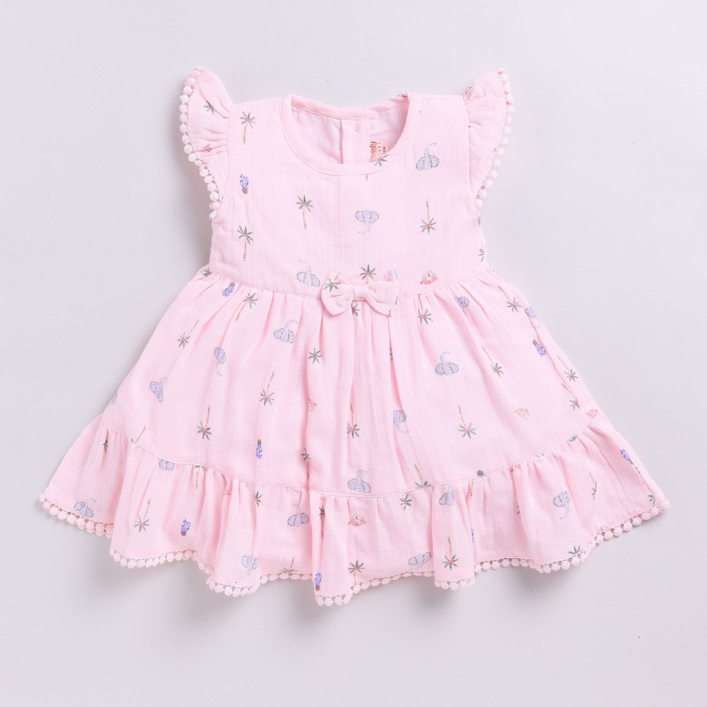 Print Summer Frock with Hairband