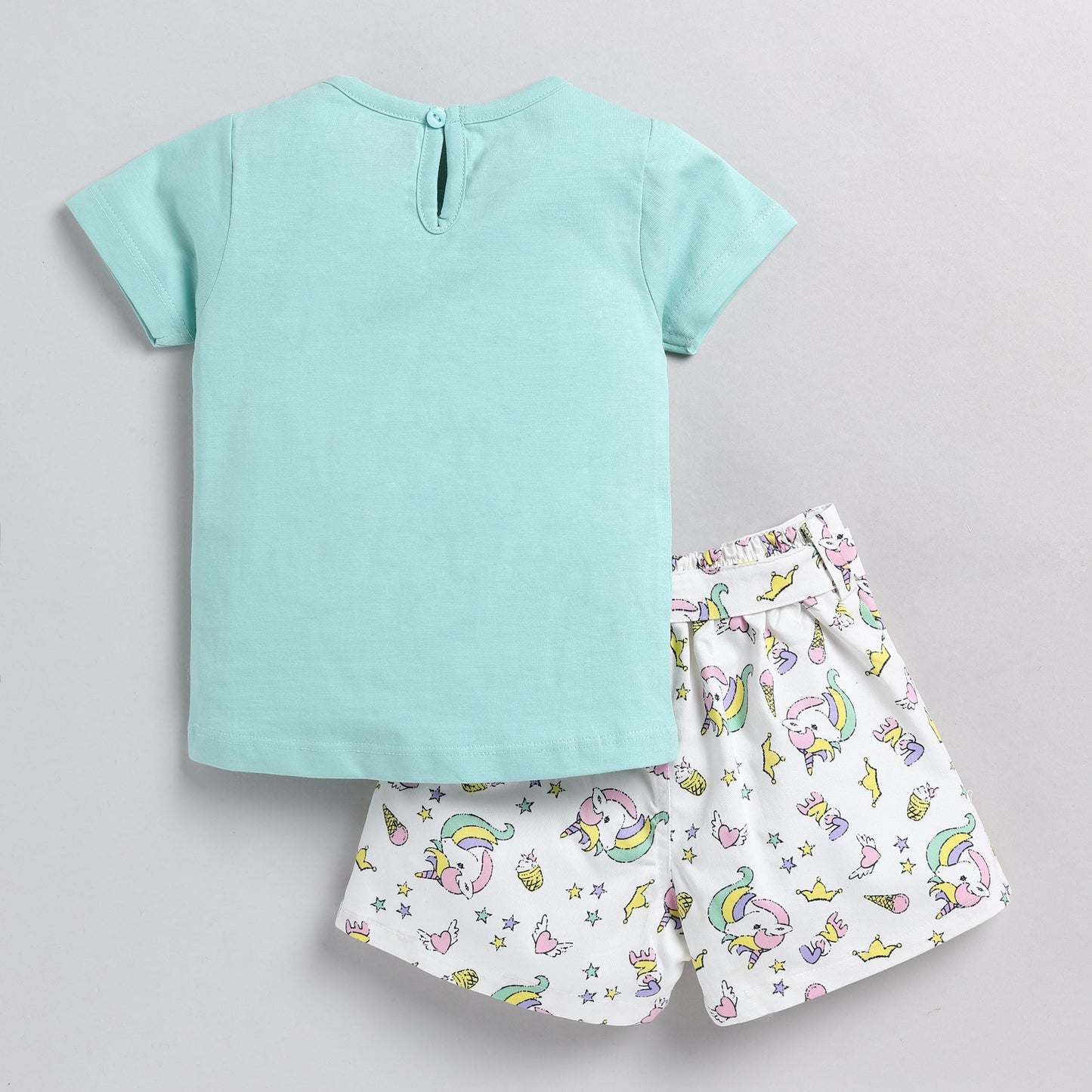 Horse Print Top with Textile Pant