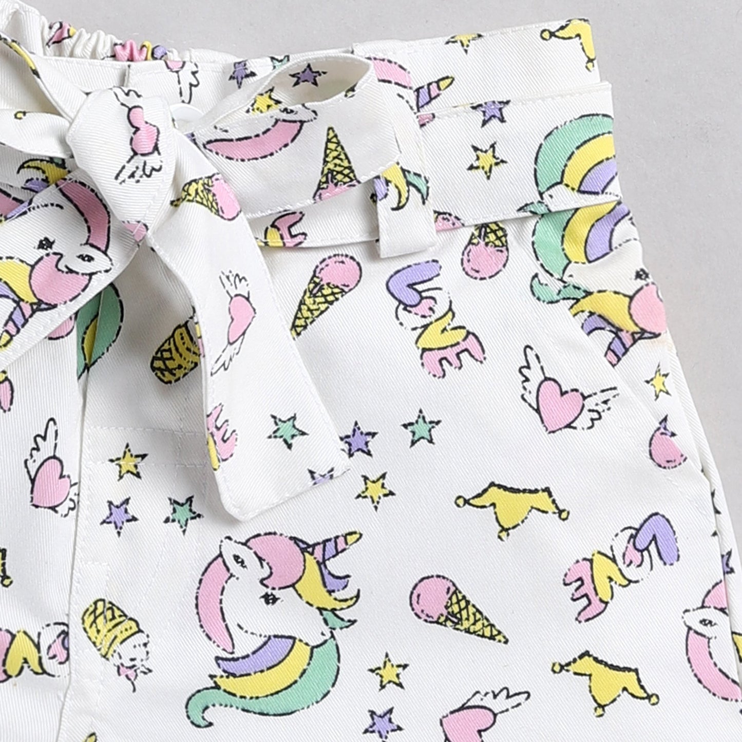 Horse Print Top with Textile Pant