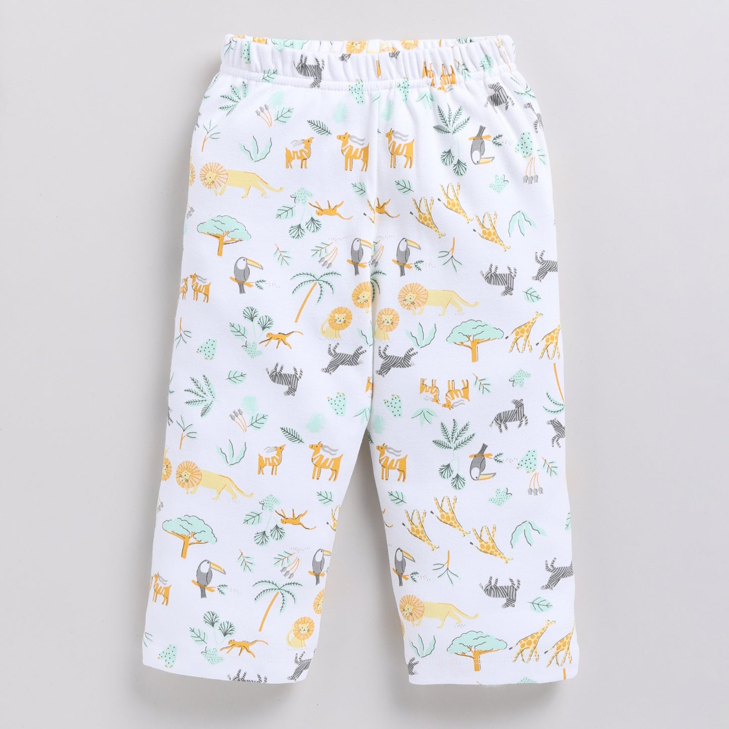 Giraffe Theme Full Sleeves Nightsuit