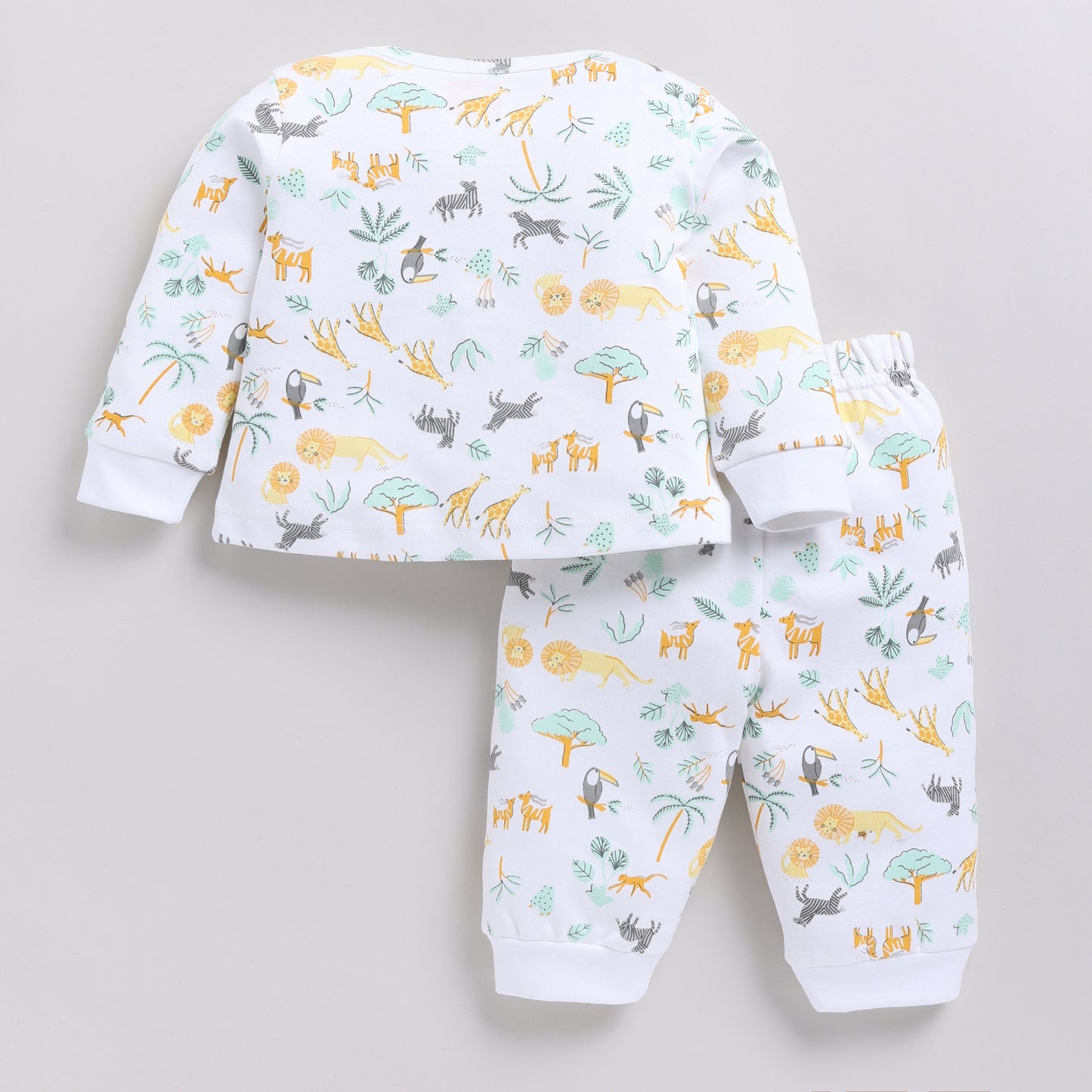Animal theme Full Sleeves Baby Nightsuit