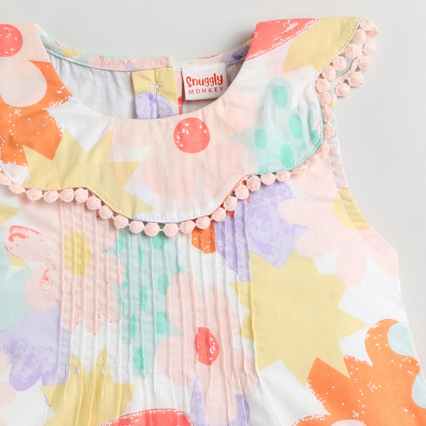 Floral Print Multicolour Summer Frock