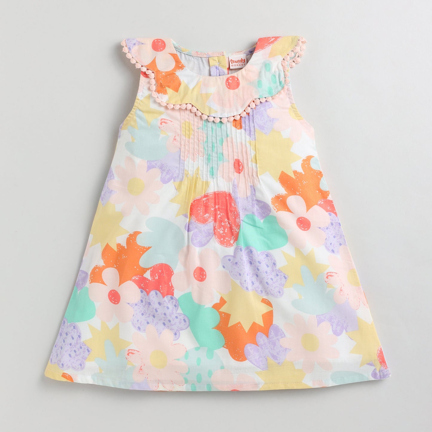 Floral Print Multicolour Summer Frock