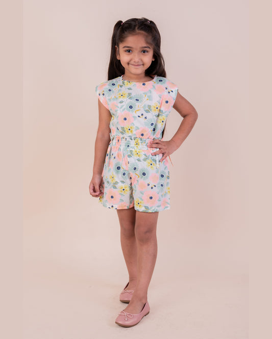 Floral Print Jumpsuit
