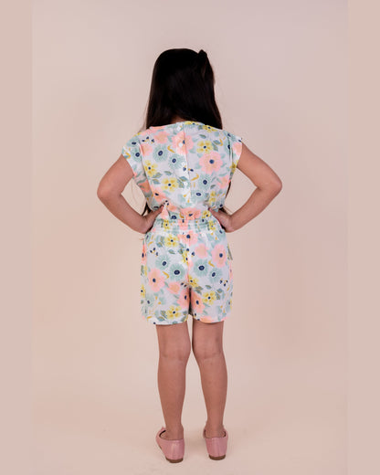 Floral Print Jumpsuit