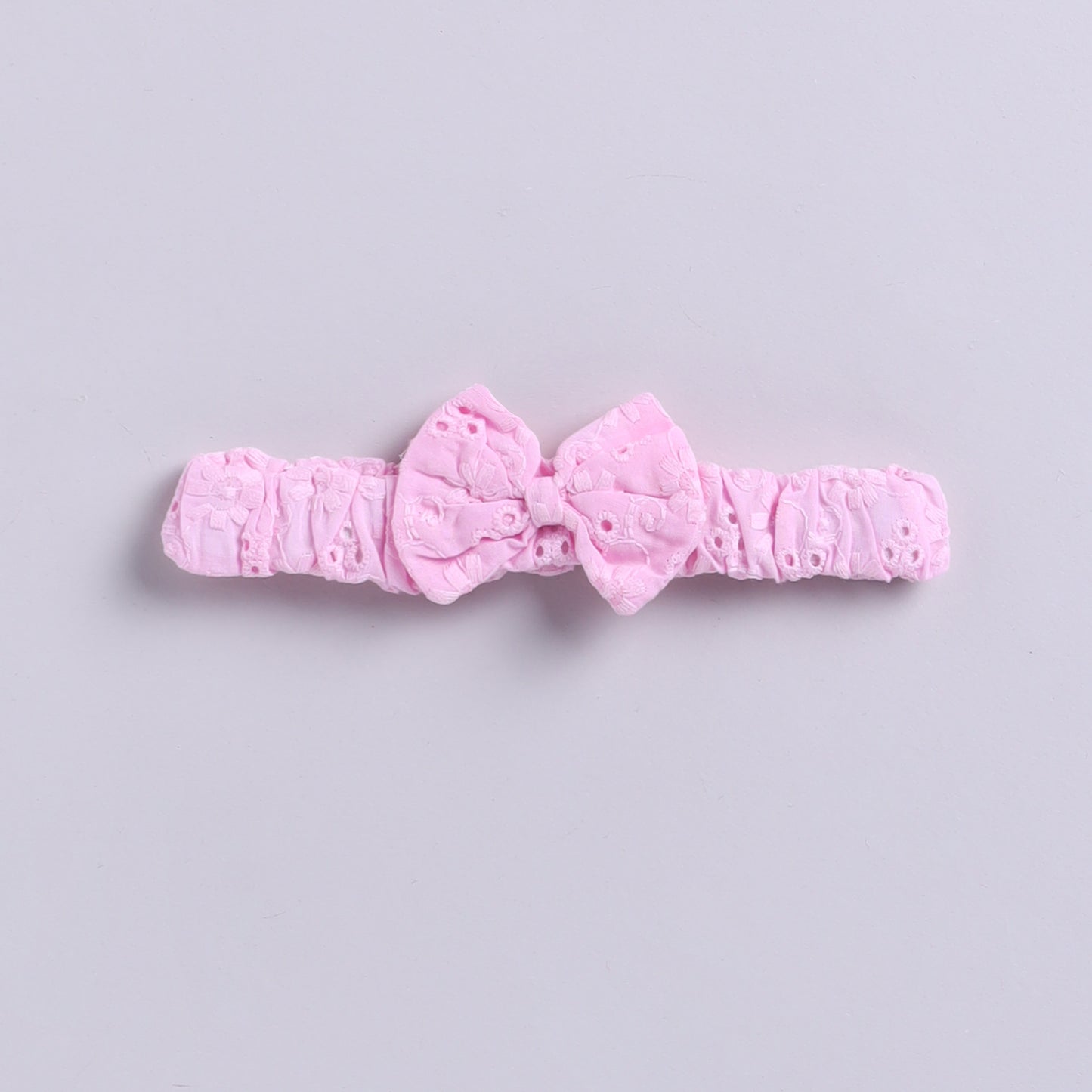 Girls 2-Layered Frock with Matching Hairband - Pink