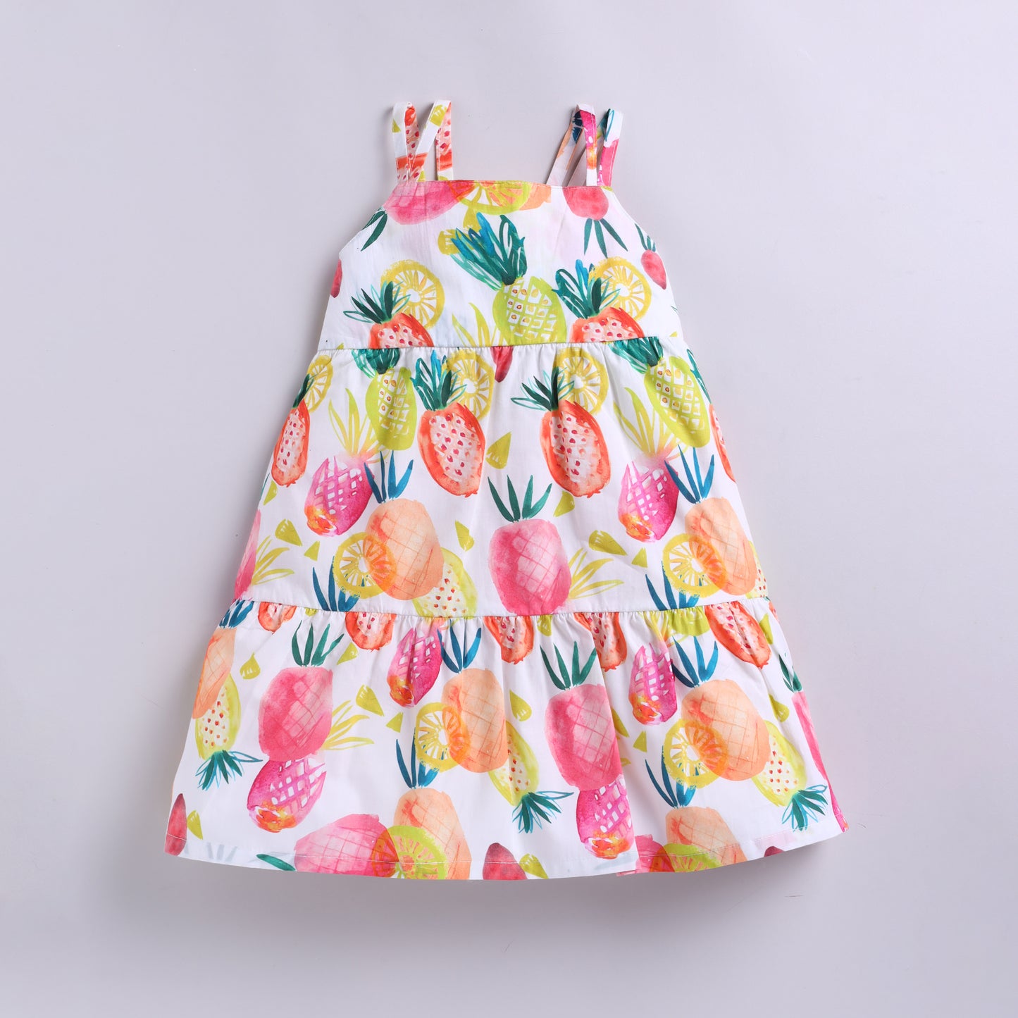 Girls Pineapple Print Frock