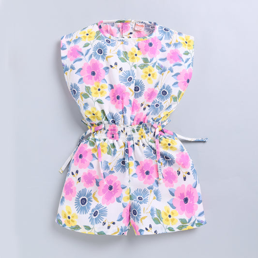 Floral Print Jumpsuit