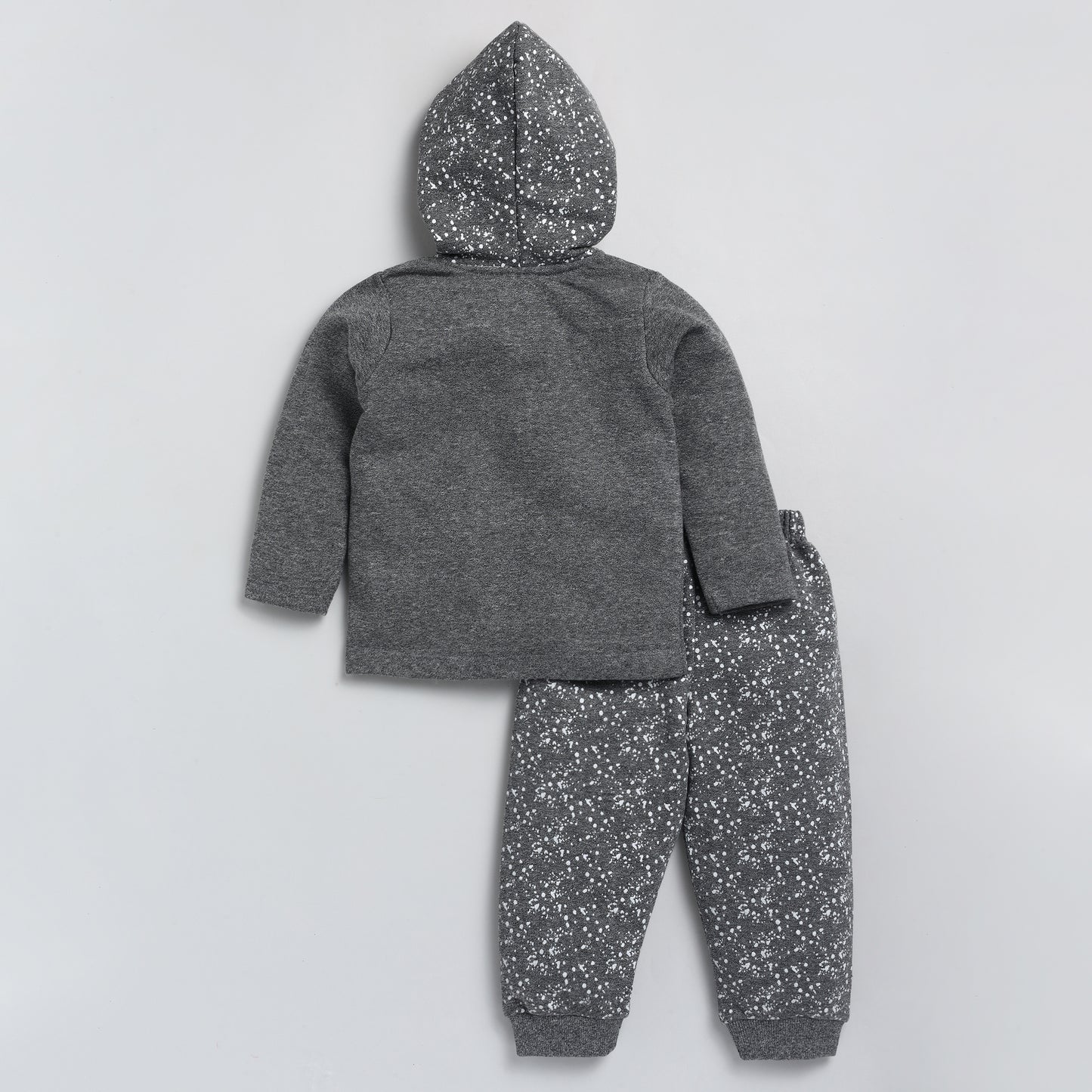 Giraffe Print Hooded Sweat Shirt with Joggers