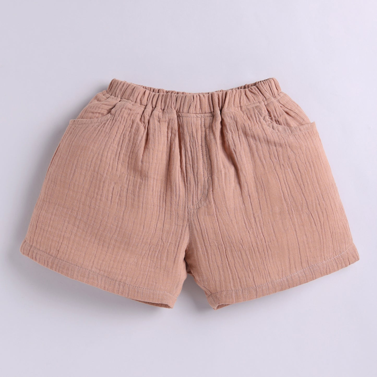 Bear in The Beach Theme  Muslin Top with Shorts