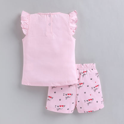 Puppy Print Cotton Co-ord Set for Infant