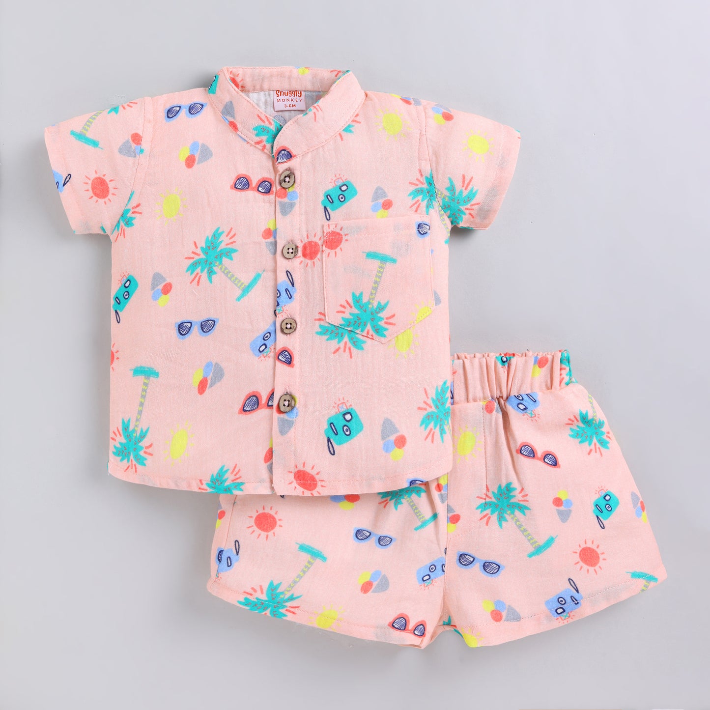 Summer Holiday Print Co-ord Set for Infants