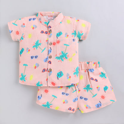 Summer Holiday Print Co-ord Set for Infants