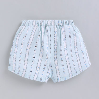 Striped Muslin Cotton Infant Co-ord Set