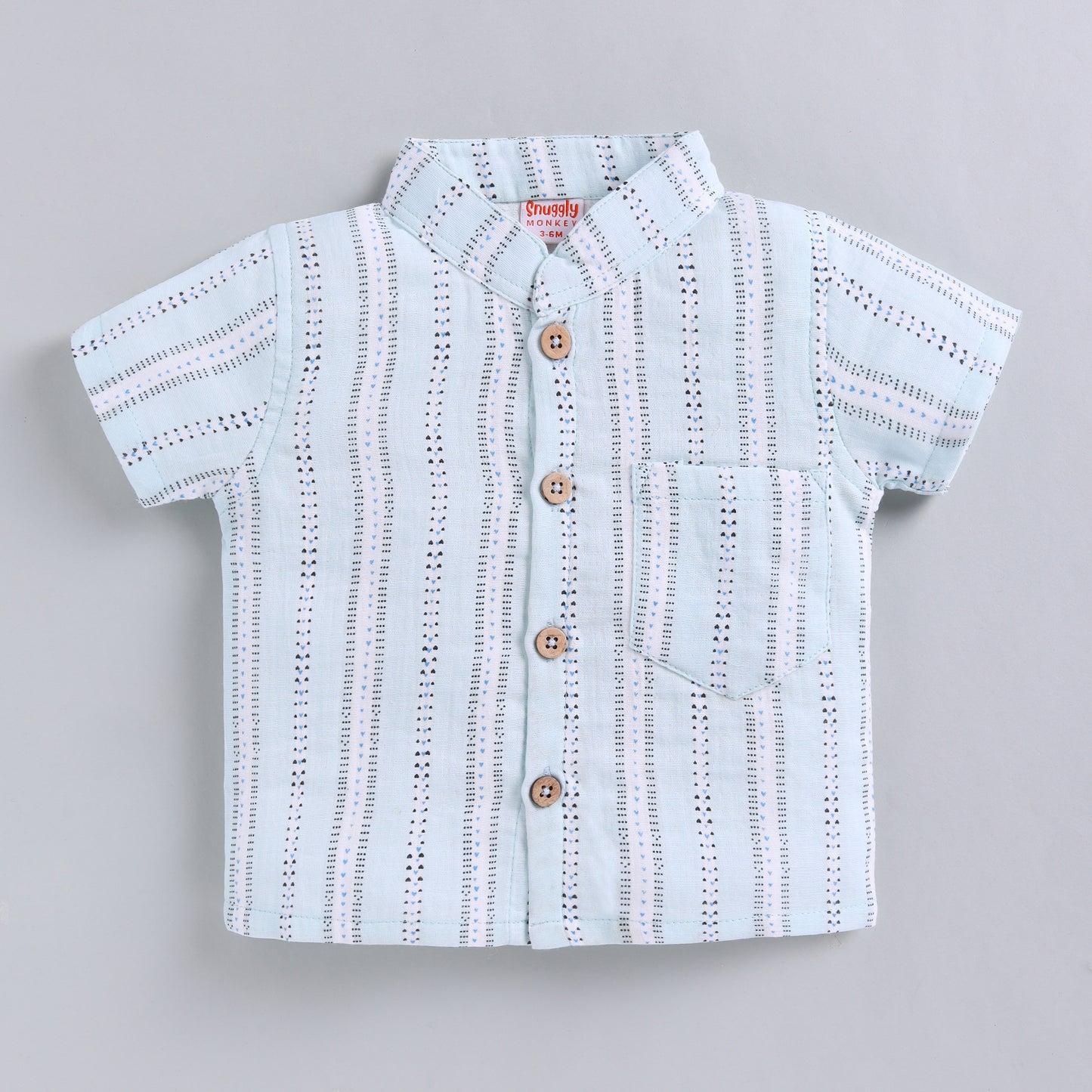Striped Muslin Cotton Infant Co-ord Set