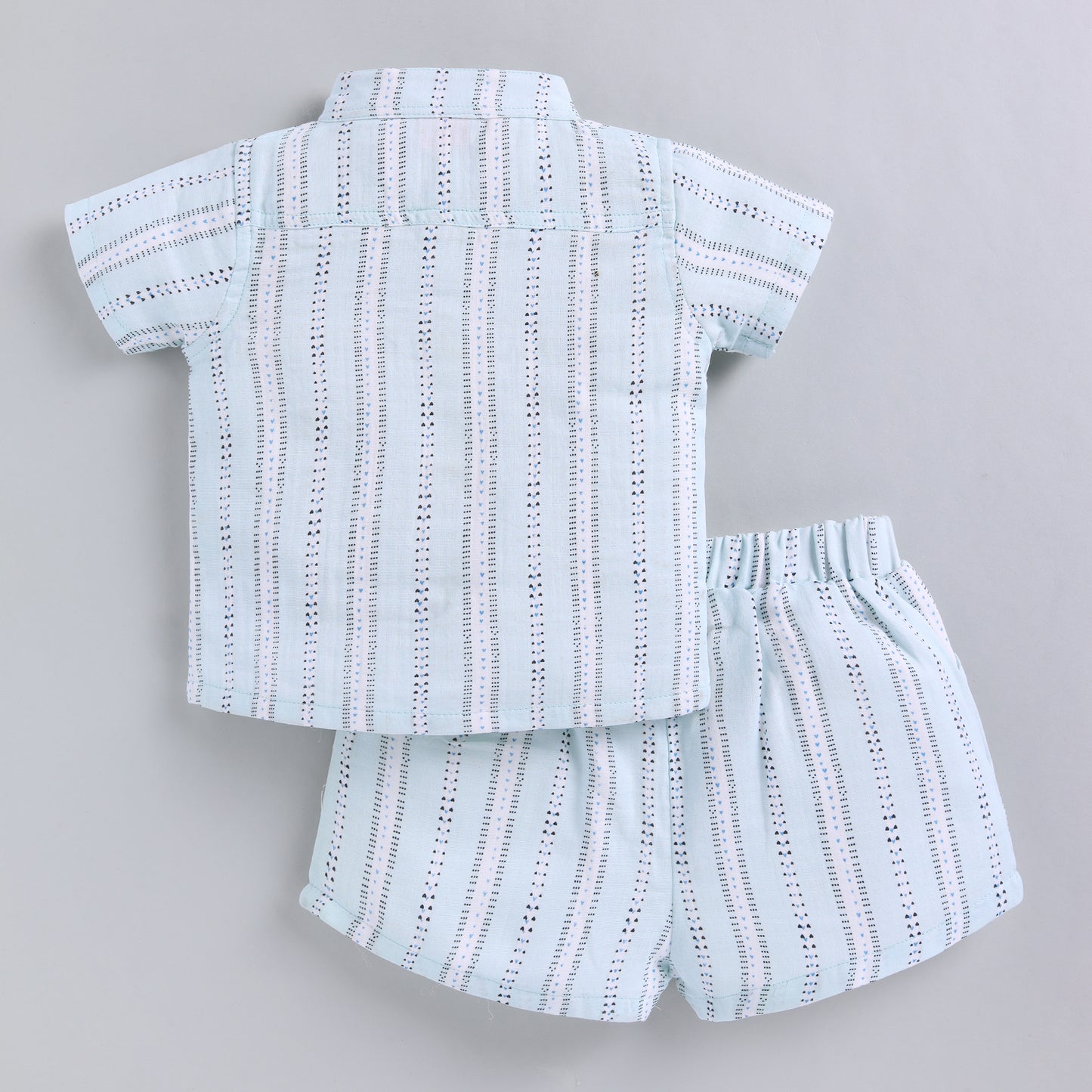 Striped Muslin Cotton Infant Co-ord Set