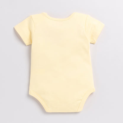 Pack of Three Giraffe Theme Onesies with Diaper Legging