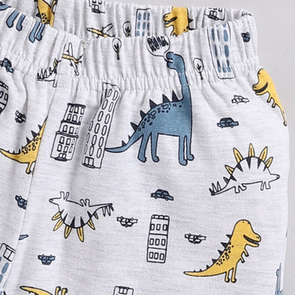 Dino Print Top with Shorts