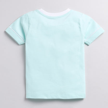 Happy Bear Dancing Print Top with Shorts