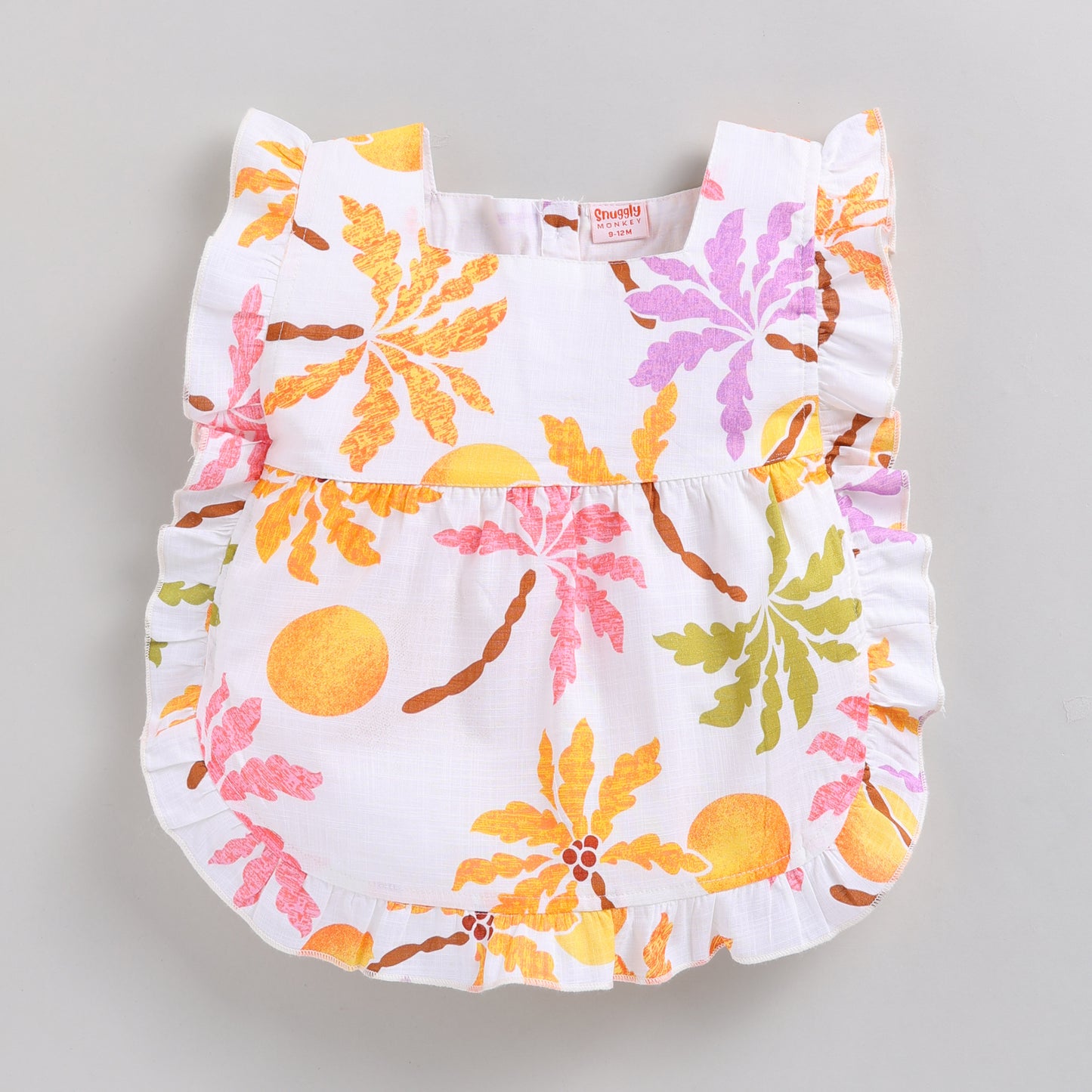 Girls Tropical Print Soft Summer Co-ord