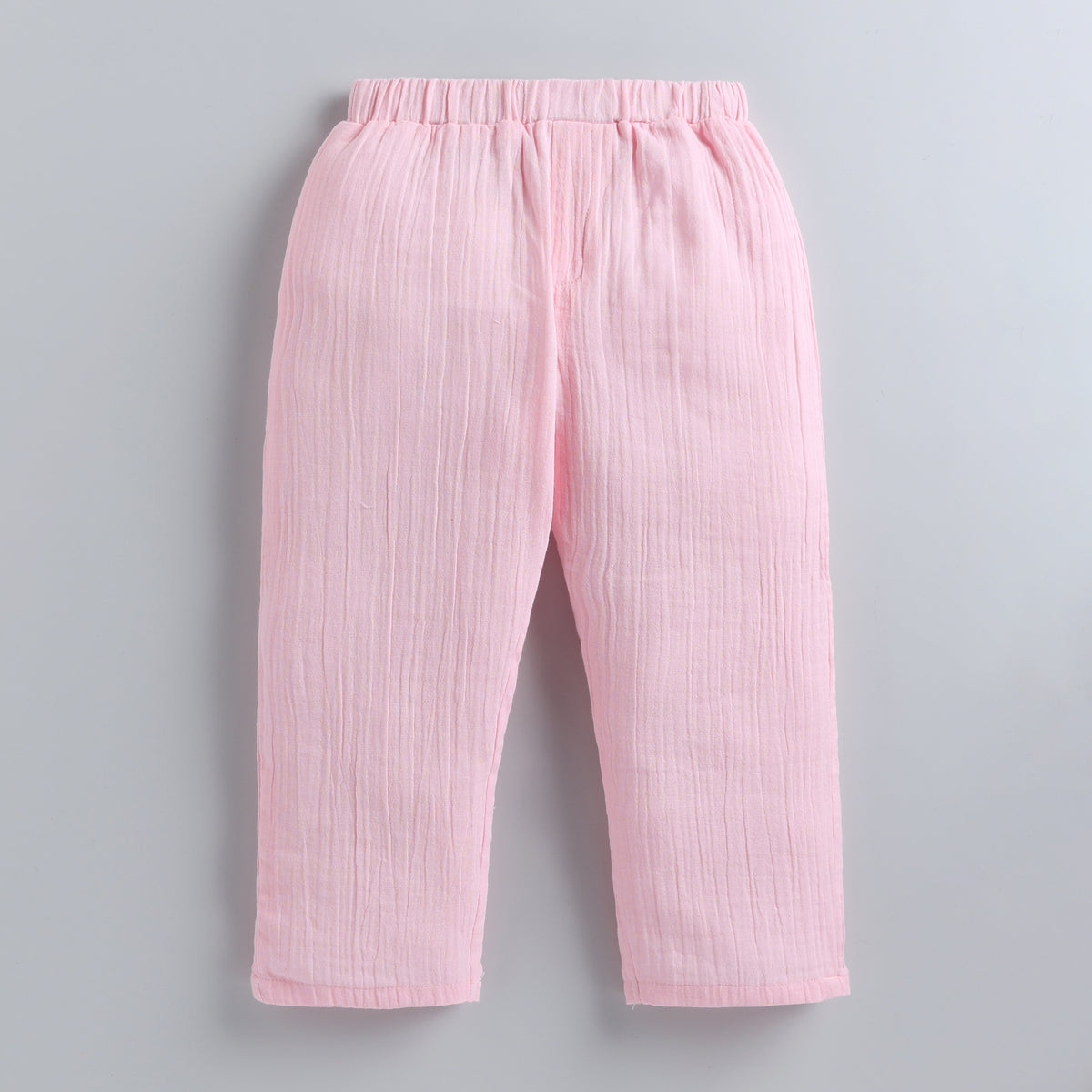 100% Cotton Muslin Night Suit Set - Blush Dream