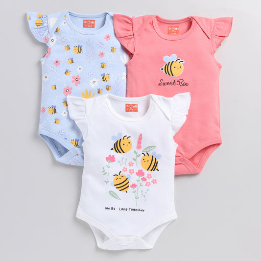 Pack of Three Honeybee Theme Onesies