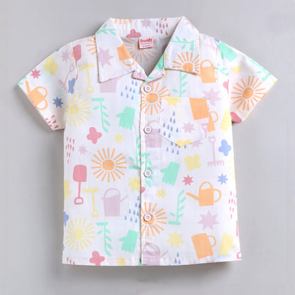 Summer Garden-theme Co-ord Set