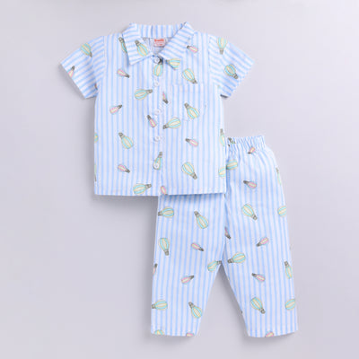 Hot Air Balloon Co-ord Set - Blue