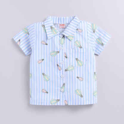Hot Air Balloon Co-ord Set - Blue