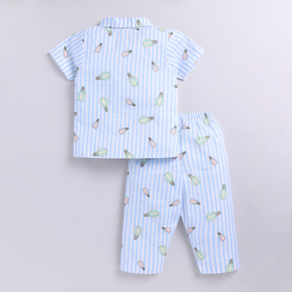 Hot Air Balloon Co-ord Set - Blue