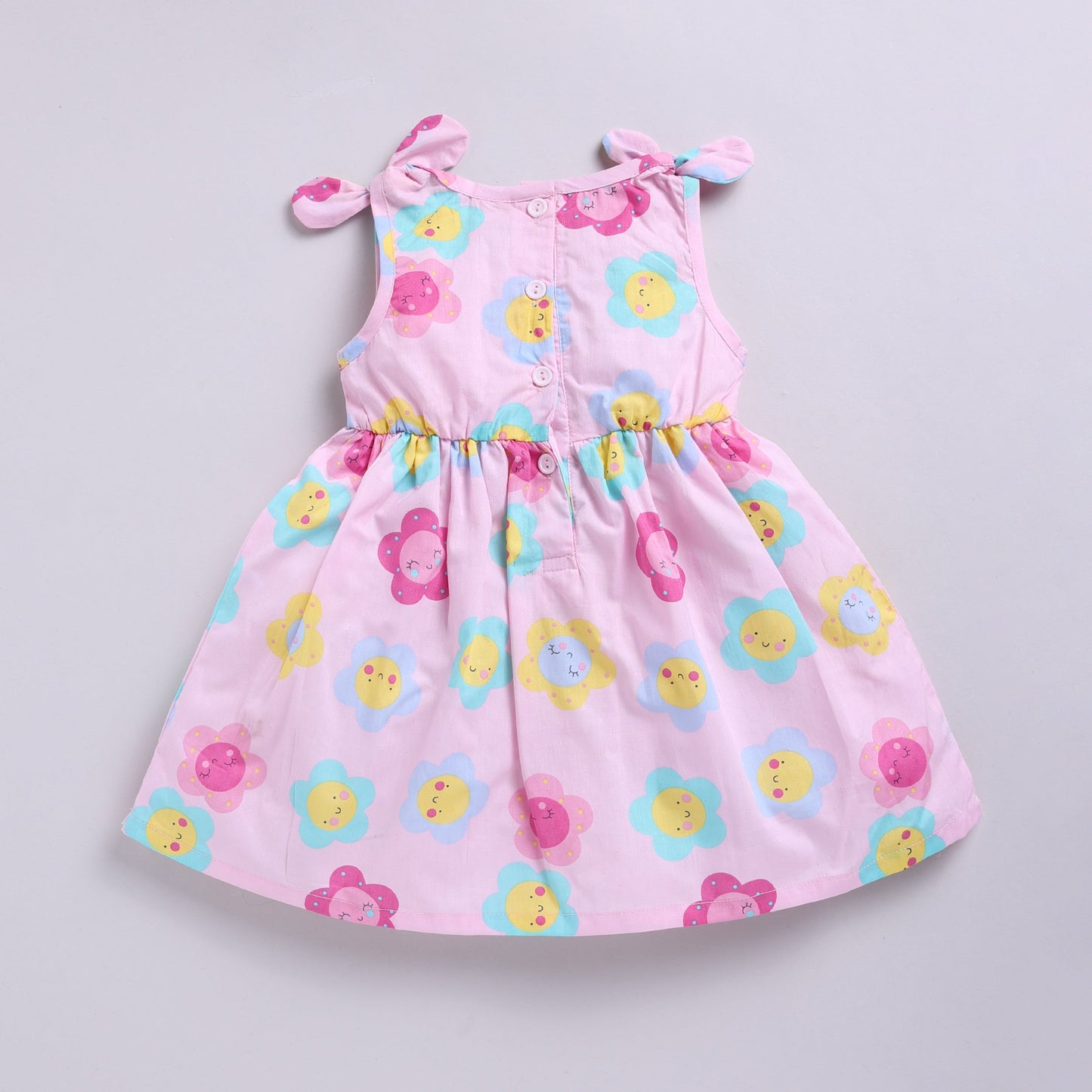 Floral Print Summer Frock with Hairband