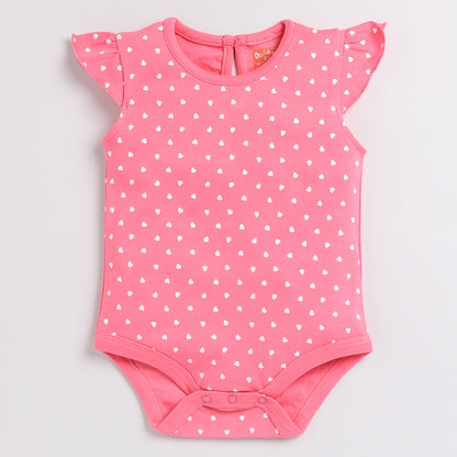 Teddy Print Onesies Combo Set