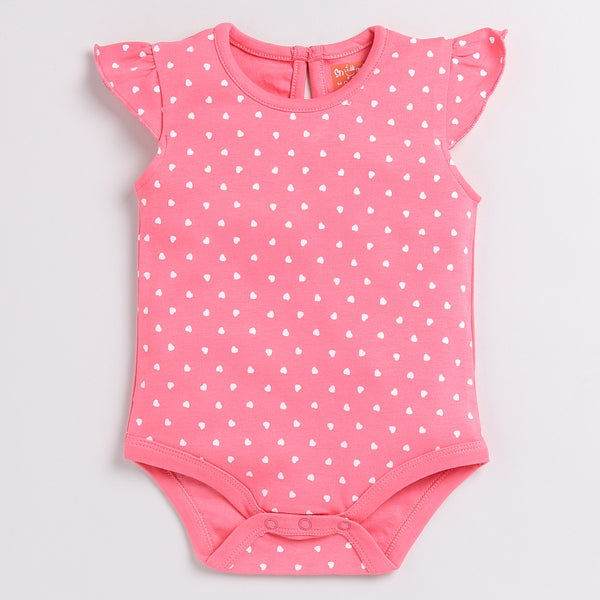 Teddy Print Onesies Combo Set